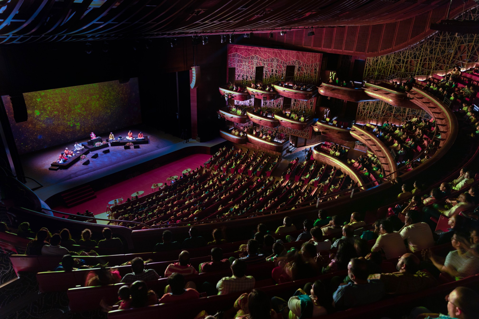 Concert — Dubai Opera, aerial audience view