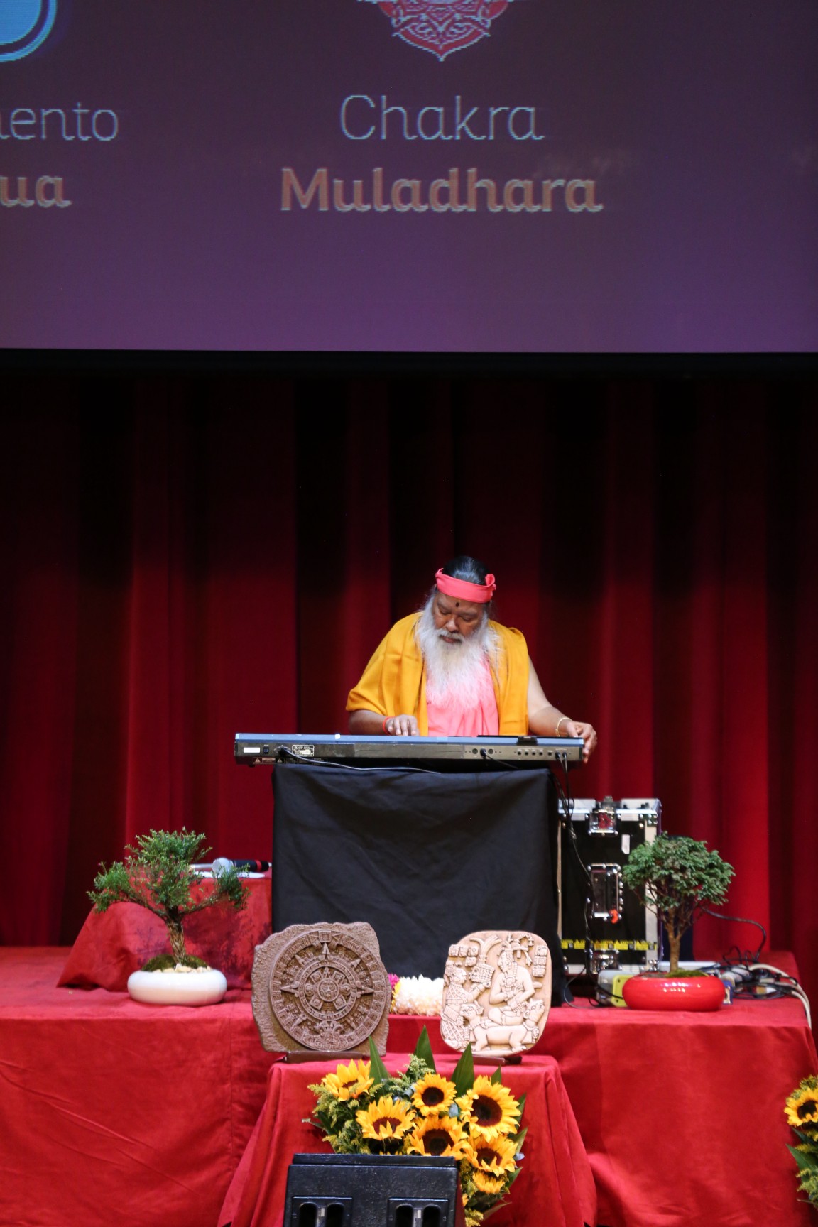 Sri Swamiji performing — Chakra Muladhara concert