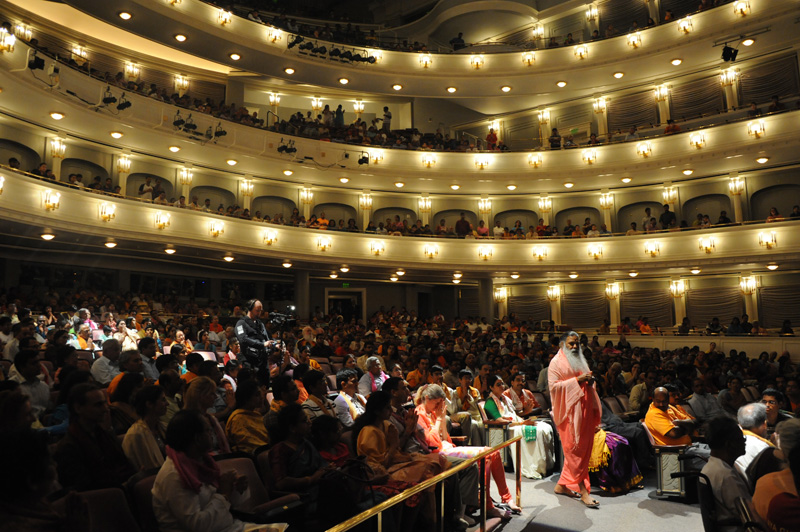 Concert venue — grand hall with audience